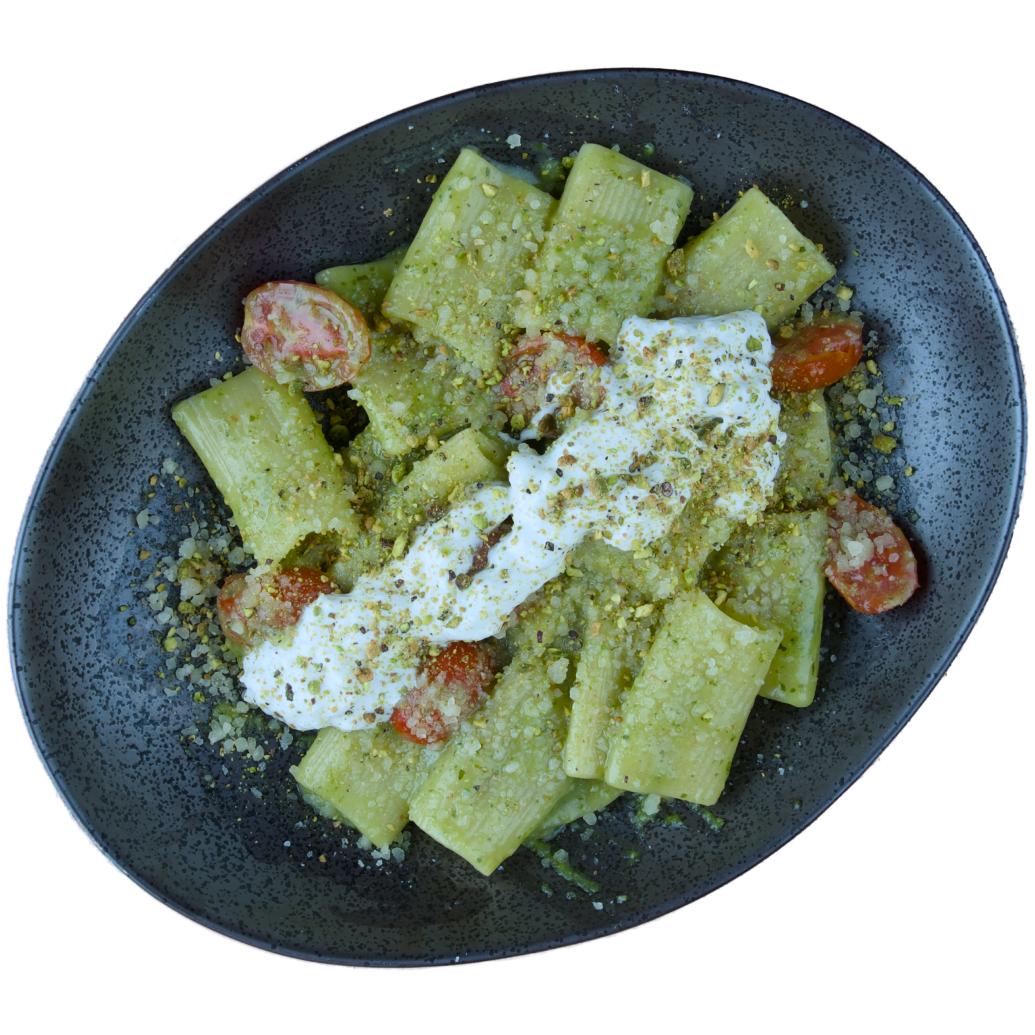 rigatoni pesto